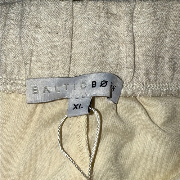 Baltic Born Cream Linen Blend Wide Leg Pants - XL - NWT B8 - Picture 2 of 8